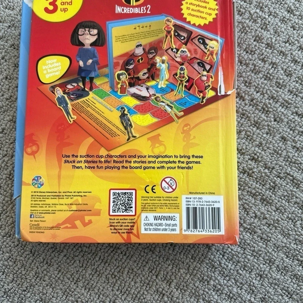 Disney Pixar Incredibles 2 Stuck on Stories